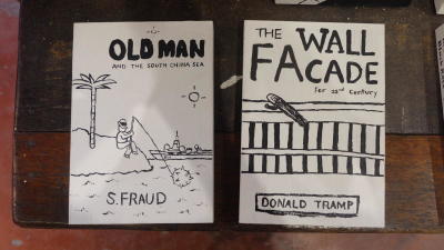 A fake bookshop