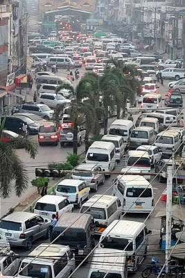 Myawaddy-Traffic Jam