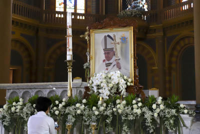 POPE-FRANCIS-Assumption Cathedral Bangkok Thailand